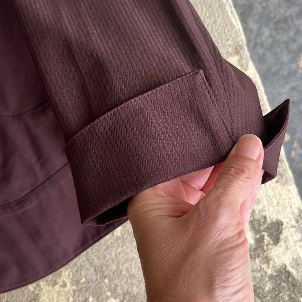 Like new Coldwater Creek brown one button jacket - Picture 6 of 14